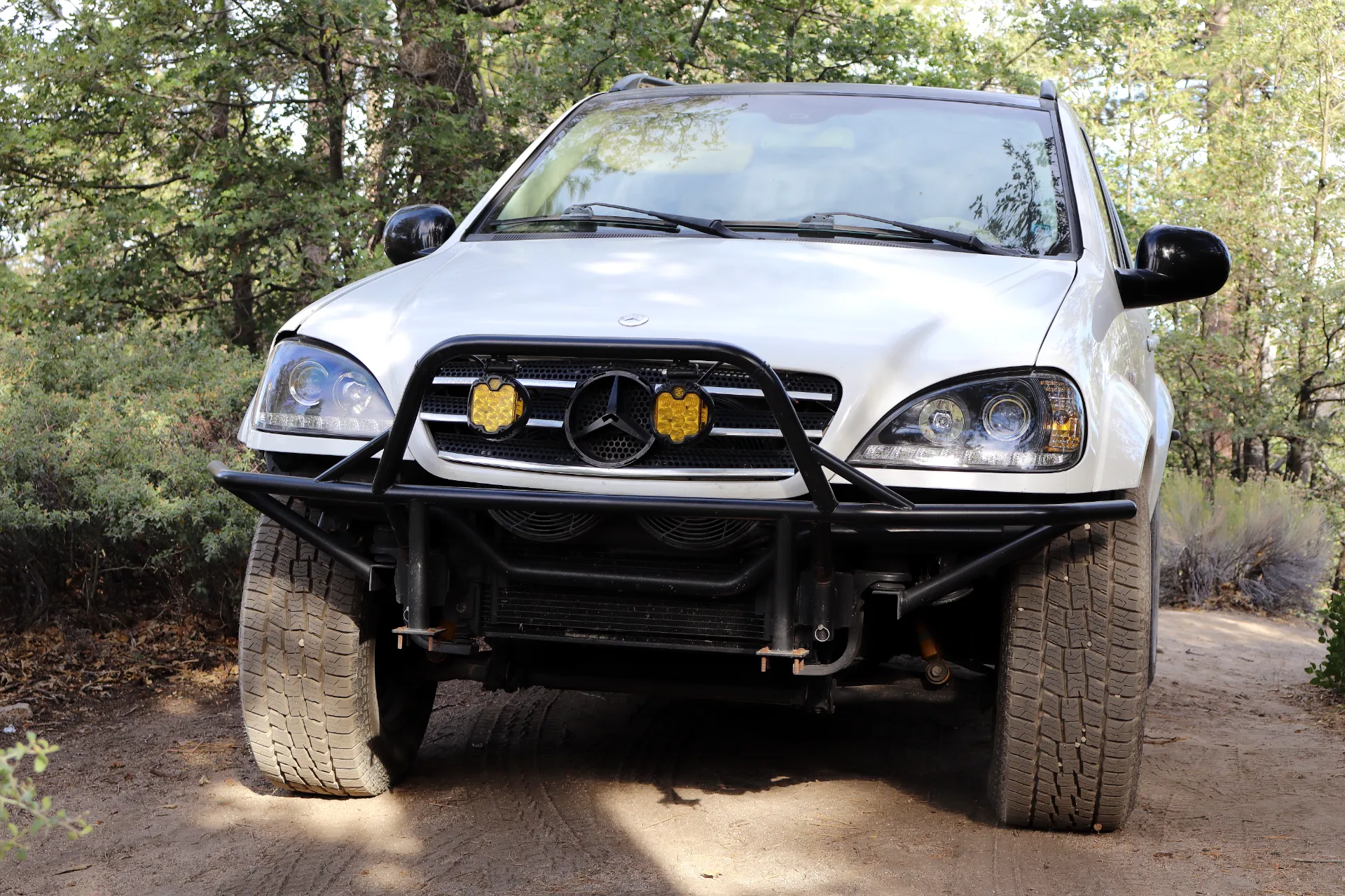 Mercedes ML320 Steel Front Bumper Offroad