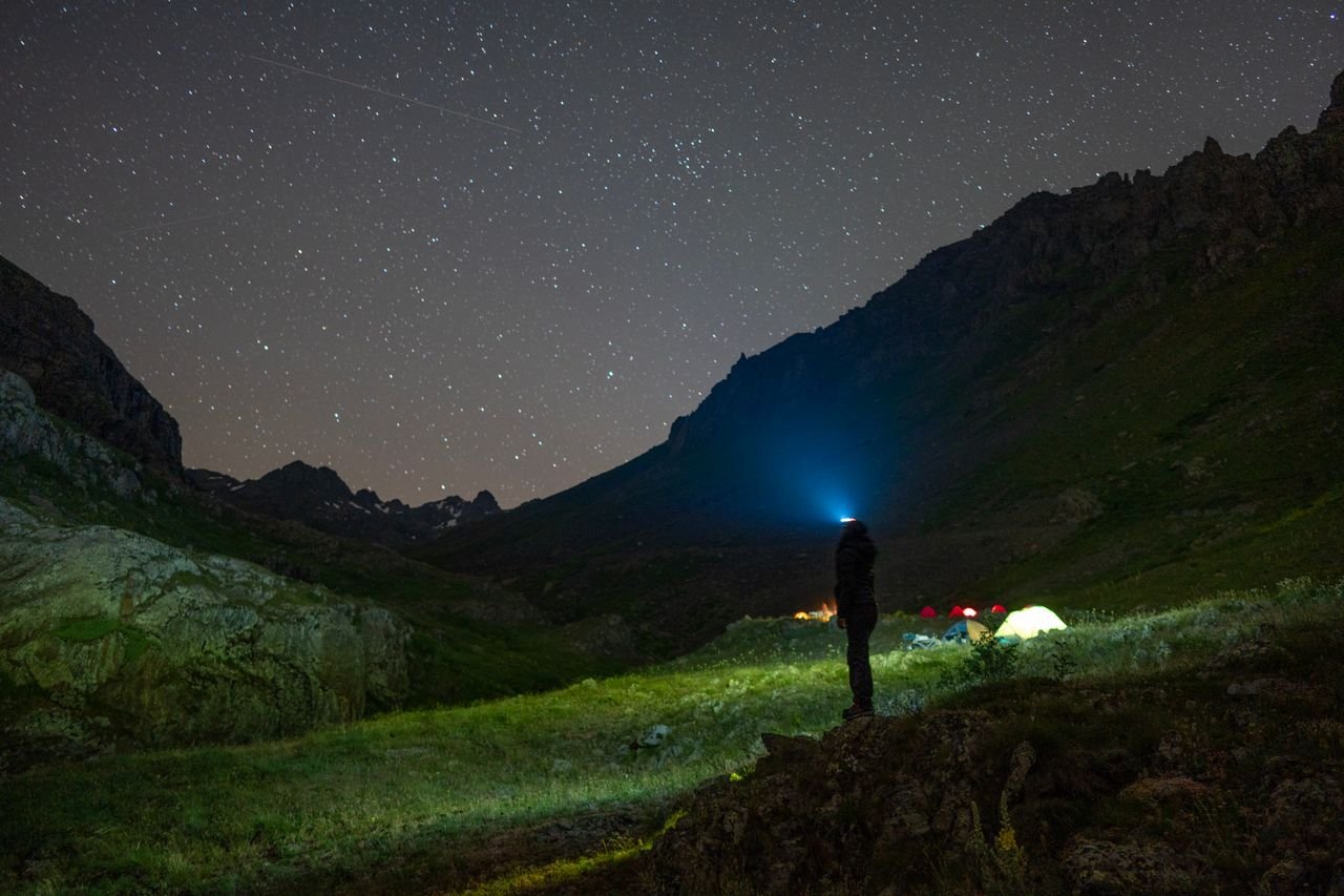 A night under the stars in the stunning hills of İspir, Erzurum, Turkey.